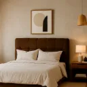 CABECERA LARA C:160 - 100562 TECIDO PLATINIUM MARRON CAFE