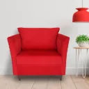 POLTRONA KOMFORT COMPLEMENTO DE SOFA - 100599 TECIDO PREMIUM ROJO