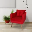 POLTRONA PETRUS COMPLEMENTO SOFA - 100599 TECIDO PREMIUM ROJO