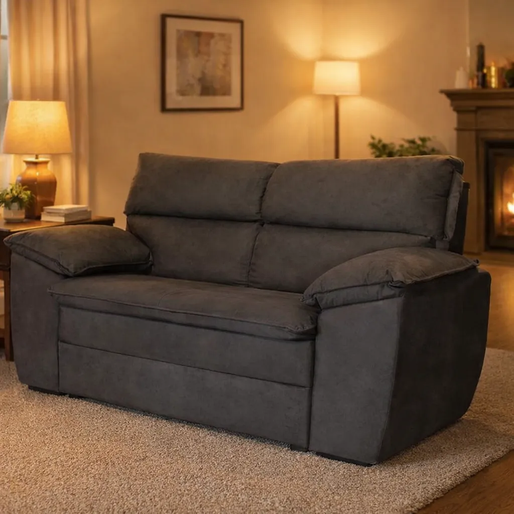 [SOFA FERRARI 2 ASIENTOS - 100562 TECIDO PLATINUM MARRON CAFÉ] SOFA FERRARI 2 ASIENTOS - 100562 TECIDO PLATINUM MARRON CAFÉ