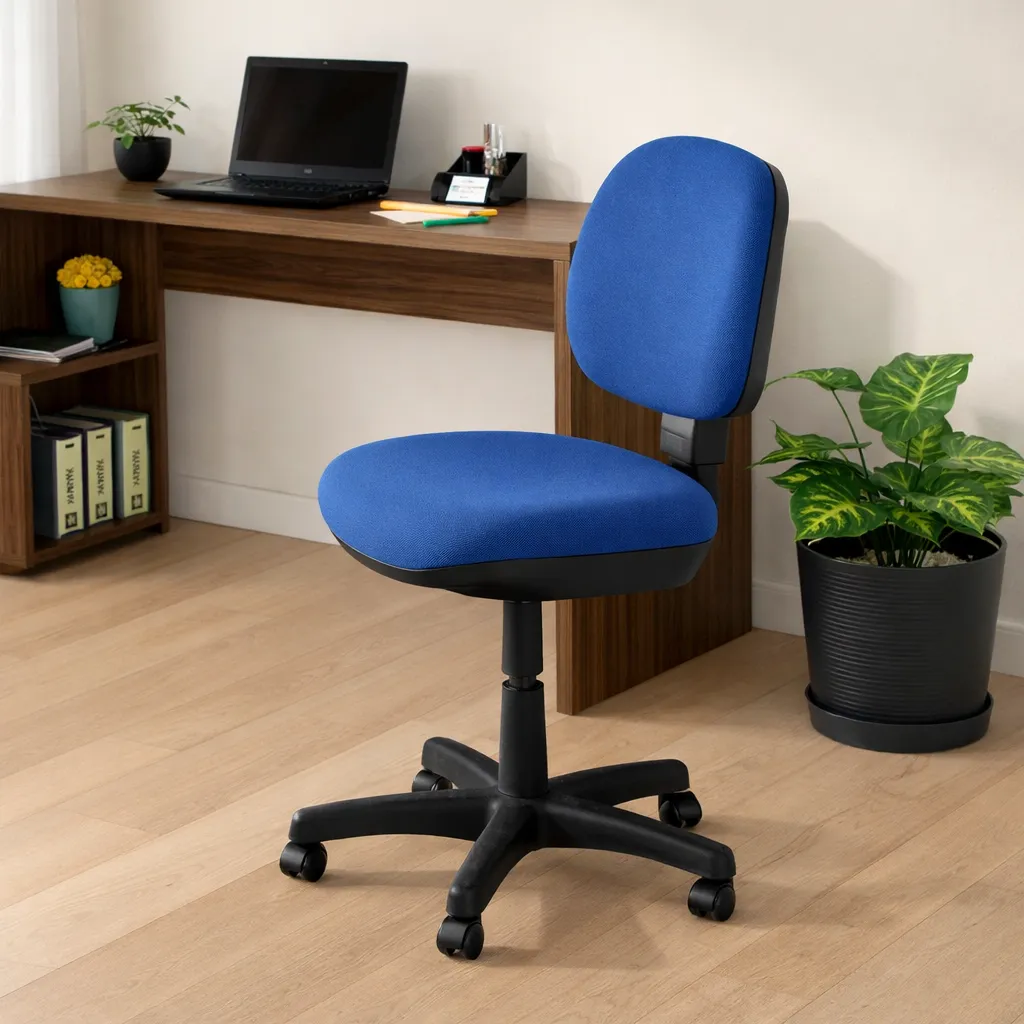 [SILLA GIRATORIA HIDRAULICA MEDIANA AZUL] SILLA GIRATORIA HIDRAULICA MEDIANA AZUL