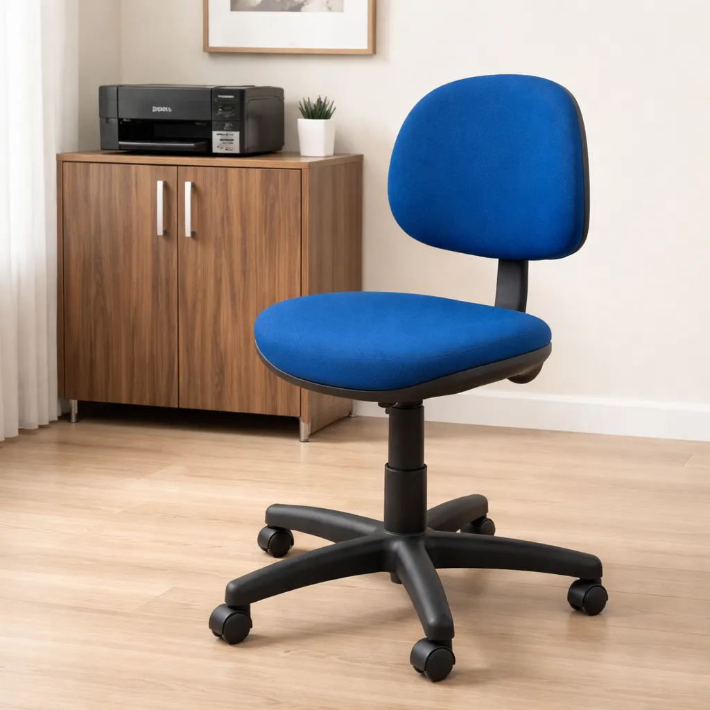 [SILLA GIRATORIA HIDRAULICA PEQUEÑA AZUL] SILLA GIRATORIA HIDRAULICA PEQUEÑA AZUL