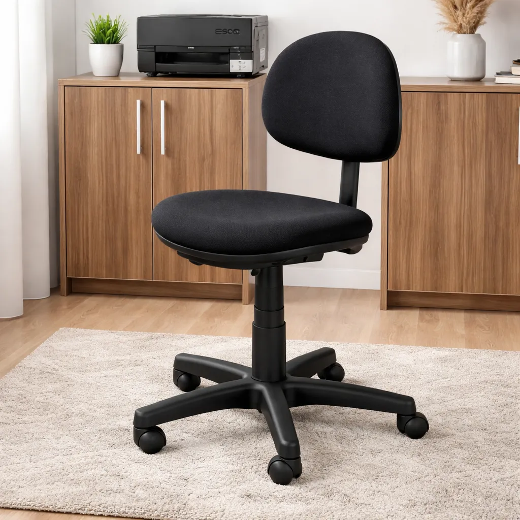 [SILLA GIRATORIA HIDRAULICA PEQUEÑA NEGRO] SILLA GIRATORIA HIDRAULICA PEQUEÑA NEGRO