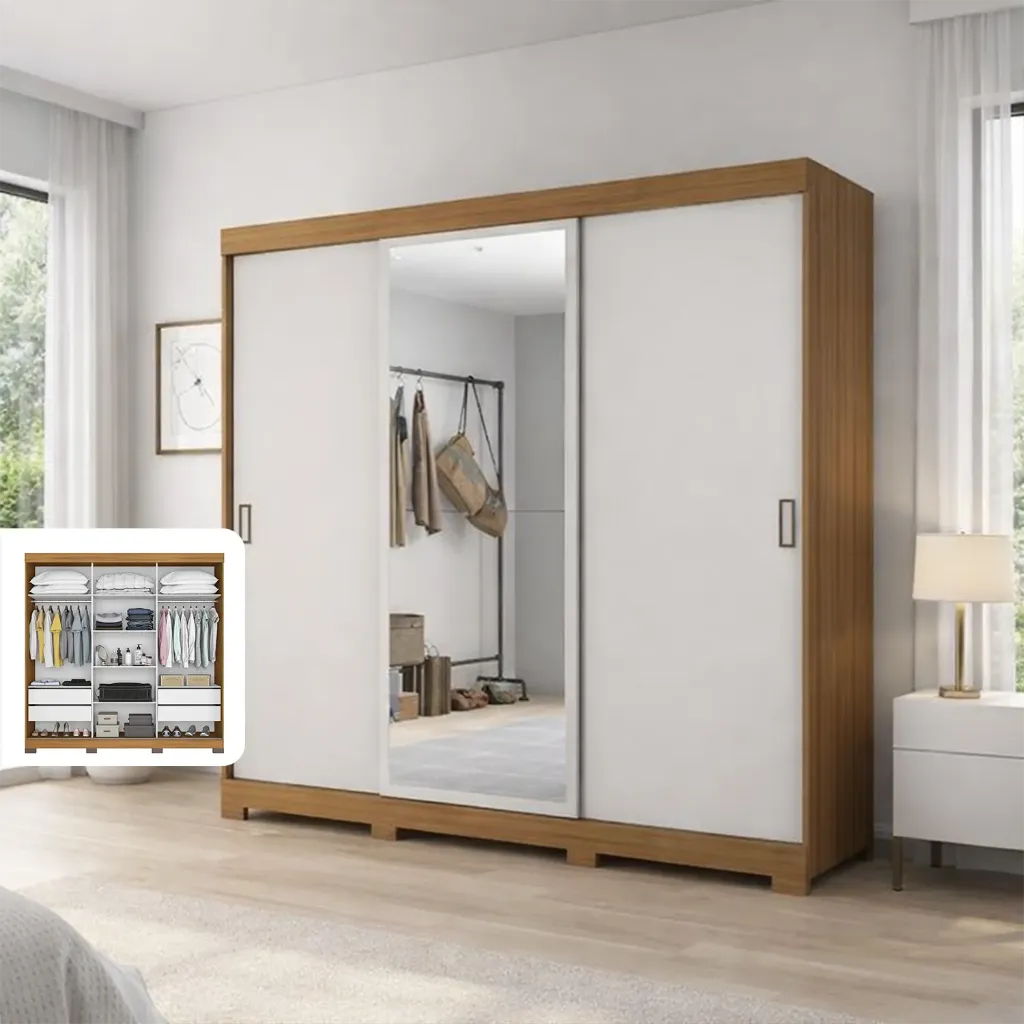 Ropero Portal Freijó Trend - Off White