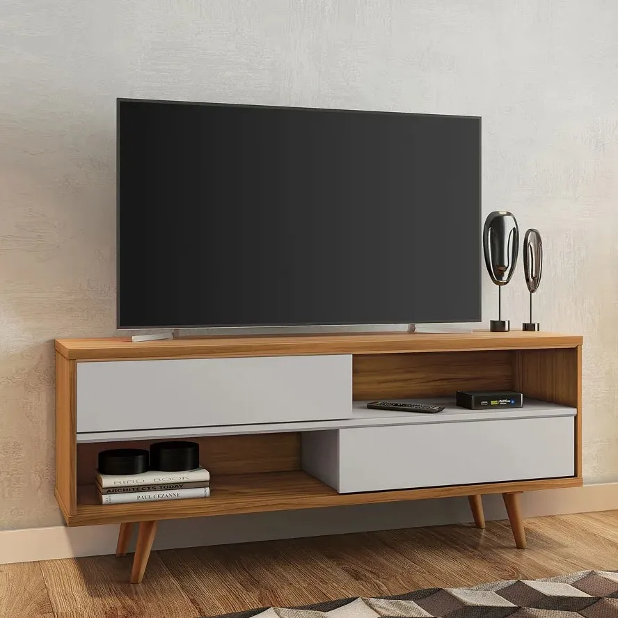 [NT1180 RACK - 241 FREIJÓ TREND/OFF WHITE] Rack para TV Ardenia Freijo Trend - Off White