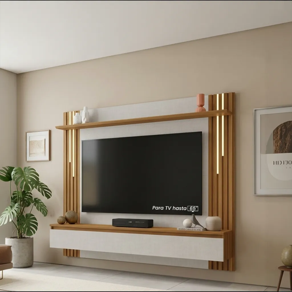Panel para TV Duna Off White - Freijo Trend