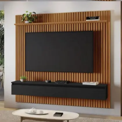 [NT1350 PANEL - 243 FREIJÓ TREND/NEGRO TX] Panel para TV Elva Freijo Trend - Negro