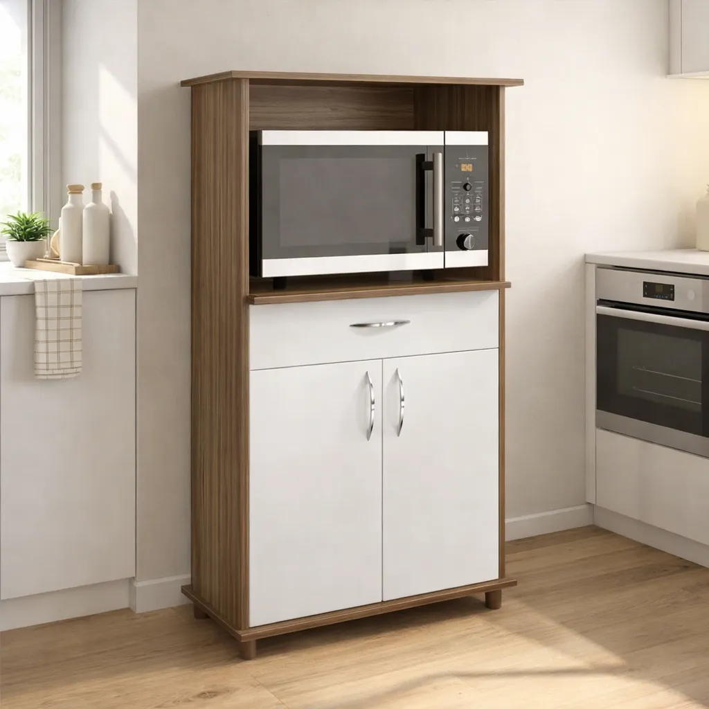 NT3070 BALCAO - 224 NOGAL TREND/BLANCO NEW