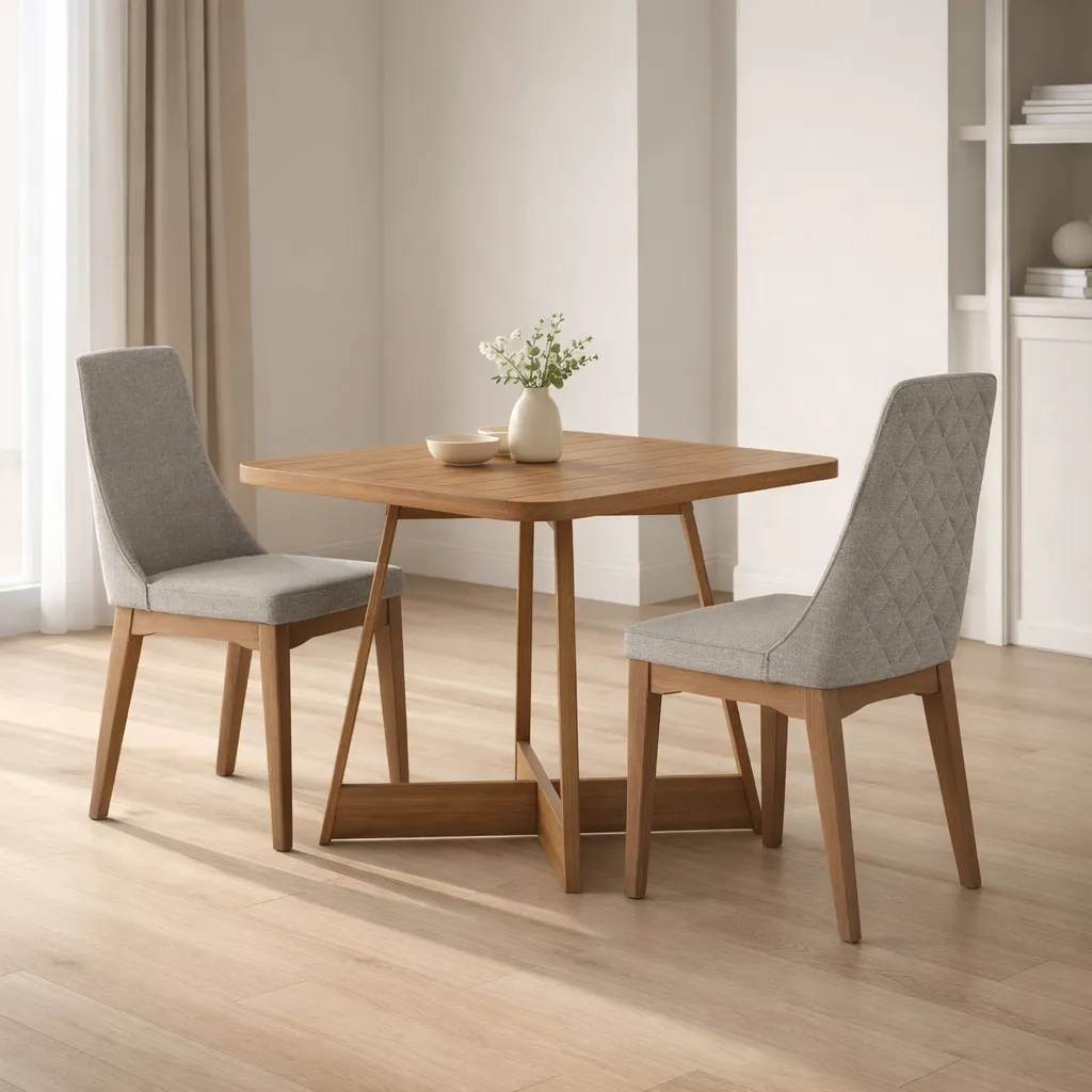 [PA1031052 SILLA ELSIE MATELASSE/NATURAL AlPHA 80] Silla Elsie Metalasse Natural Alpha 80