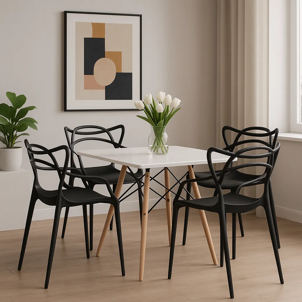 [4093 SILLA BERRINI PP NEGRO] Silla Berrini Negro