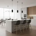 Taburete Eames Negro
