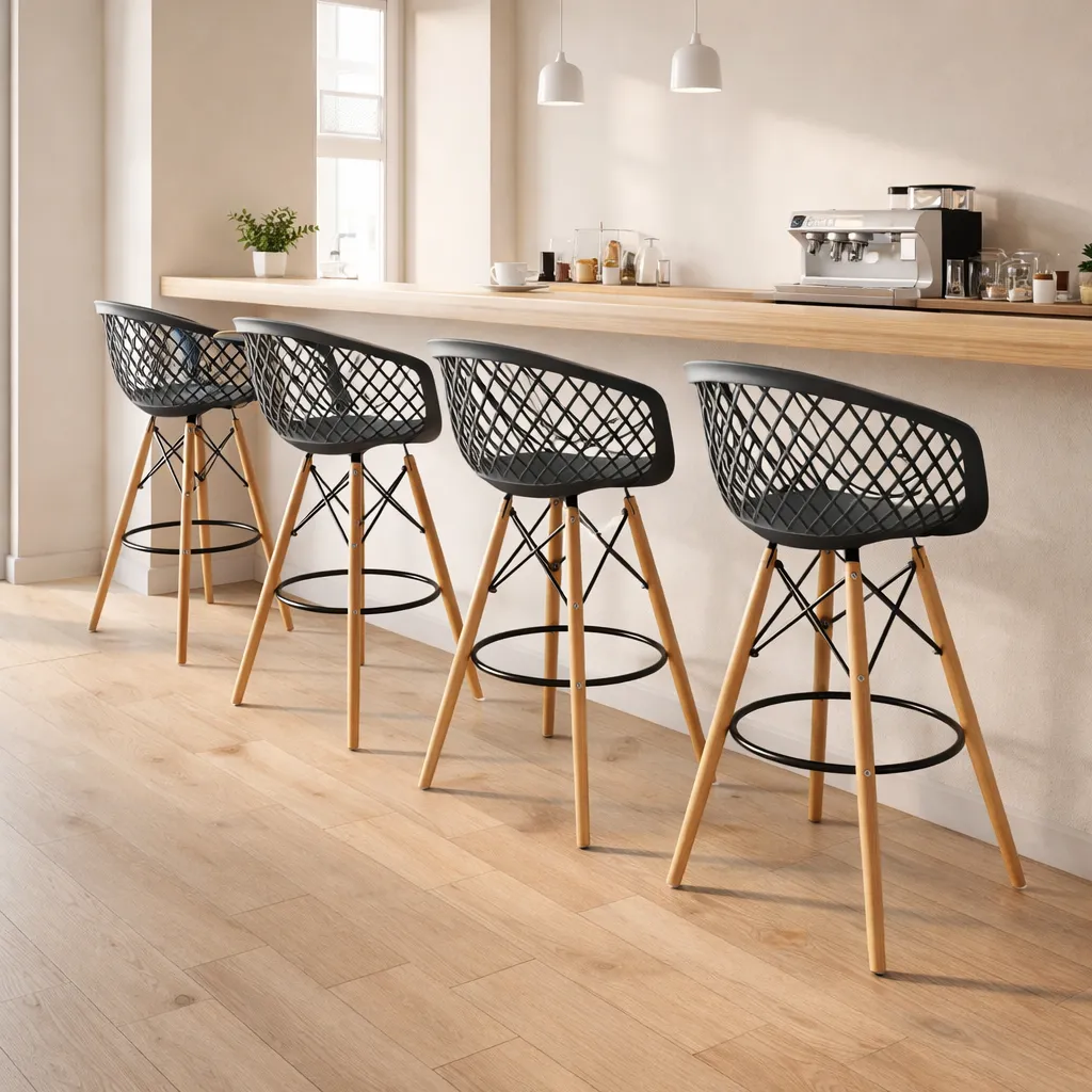 5739 TABURETE WEB NEGRO DSW MAD