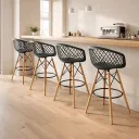 5739 TABURETE WEB NEGRO DSW MAD