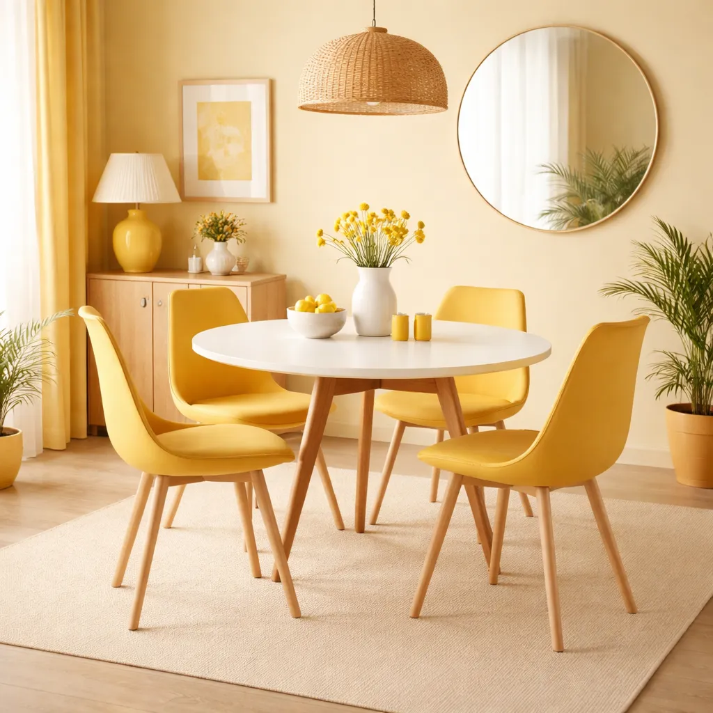 [5767 SILLA SAARINEN WOOD AMARILLO/LUMI] 5767 SILLA SAARINEN WOOD AMARILLO/LUMI