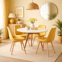 5767 SILLA SAARINEN WOOD AMARILLO/LUMI