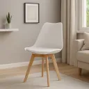 5767 SILLA SAARINEN WOOD BLANCO