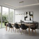 5767 SILLA SAARINEN WOOD NEGRO