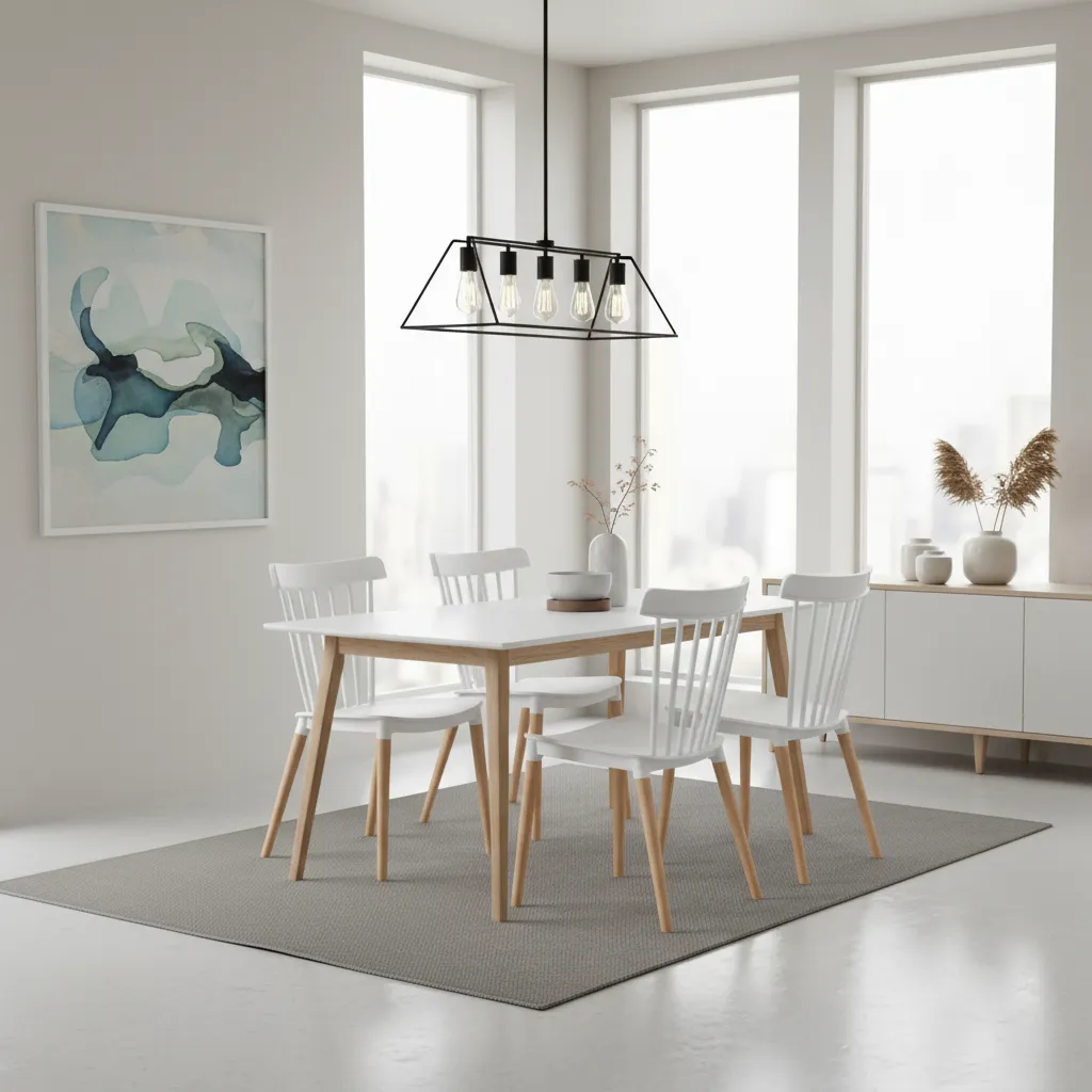 [5780 SILLA WINDSOR BLANCO] Silla Windsor Blanco